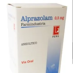 Alprazolam de 0.5 mg de 10 Tabletas 