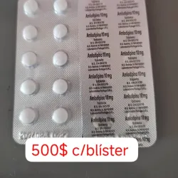 Amlodipino de 10 mg de 10 Tabletas 