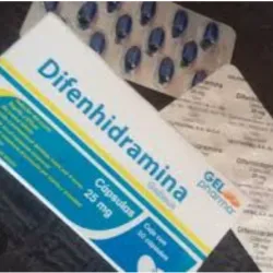 Benadrilina de 25 mg de 15 Cápsulas 