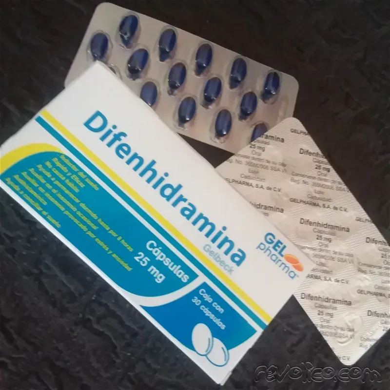 Benadrilina (perlas) 25mg-15tab 