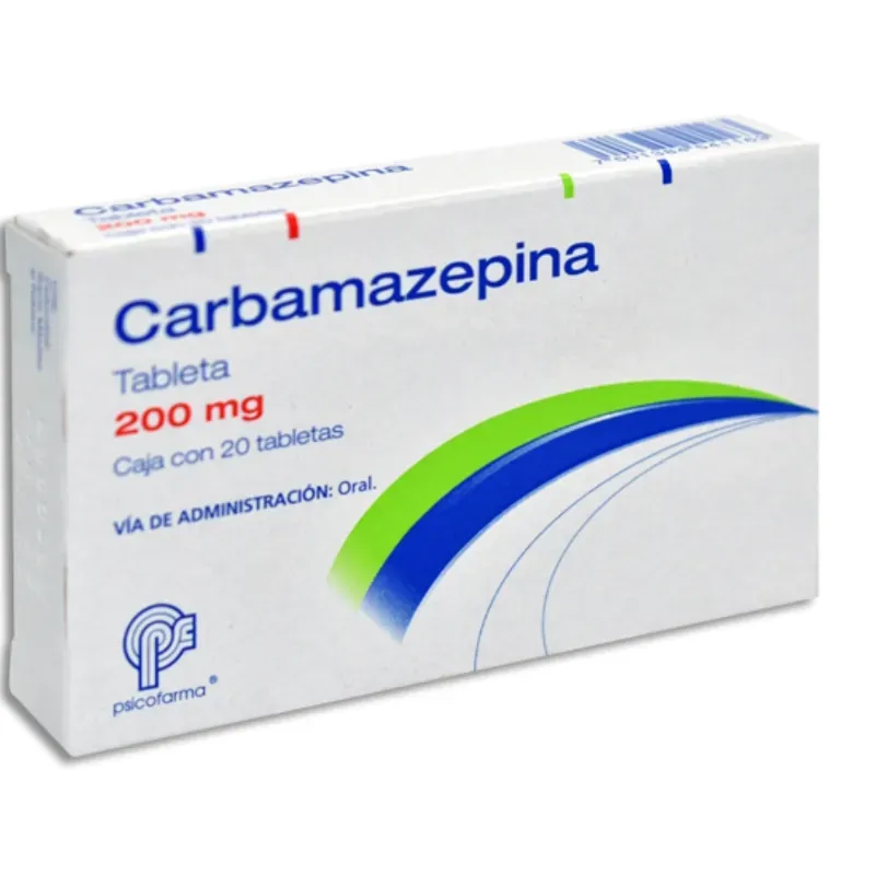 Carbamazepina de 200 mg de 10 Tabletas 