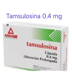 Clorhidrato de Tamsulosina de 0.4 mg de 10 Tabletas 