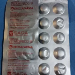 Complejo Vitamínico B (B1 (1mg) + B2(1mg) de 10 Tabletas 