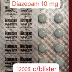 Diazepam de 10 mg de 10 Tabletas 