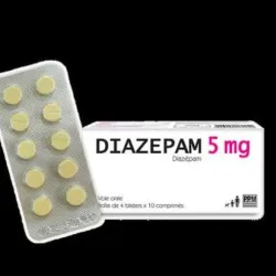 Diazepam de 5 mg de 20 Tabletas 