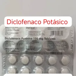 Diclofenaco Potásico de 100 mg de 10 tabletas 