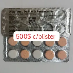 Diclofenaco Sódico (50 mg) + Paracetamol (500 mg) de 10 Tabletas 