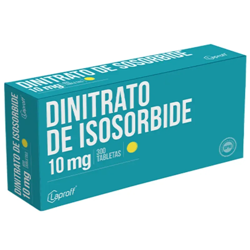 Dinitrato de Isosorbida 10mg-10tab 
