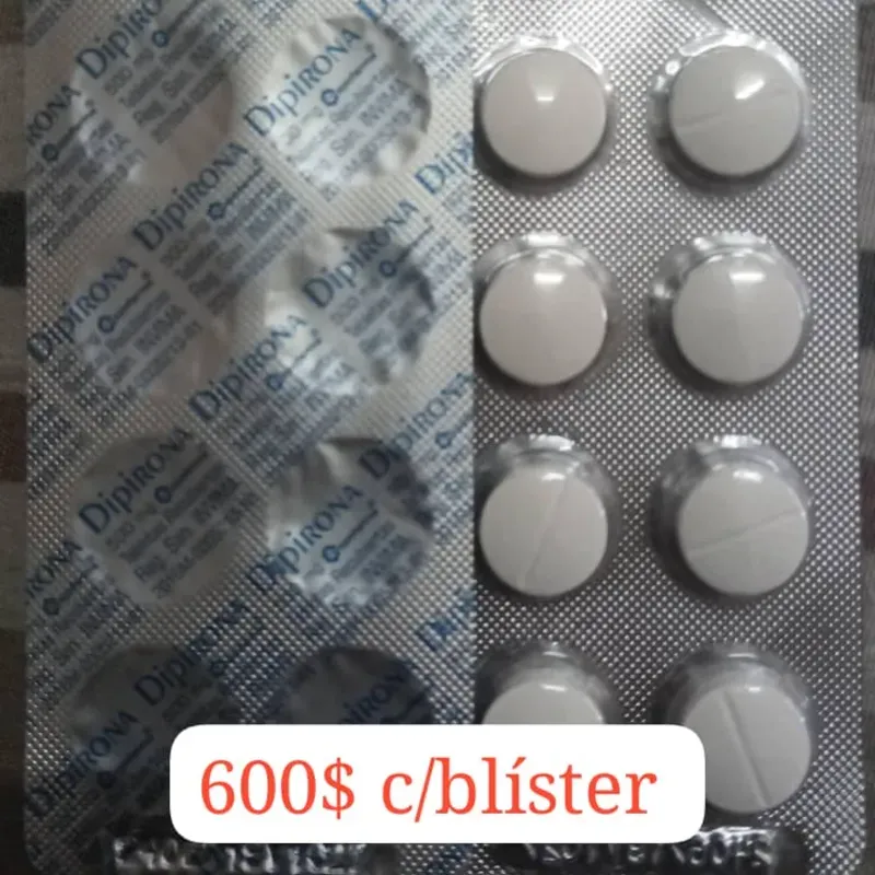 Dipirona de 500 mg de 10 Tabletas 