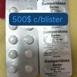 Domperidona de 10 mg de 10 Tabletas 