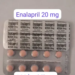 Enalapril de 20 mg de 10 Tabletas 