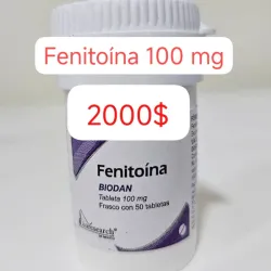 Fenitoína de 100 mg Frasco con 50 Tabletas 