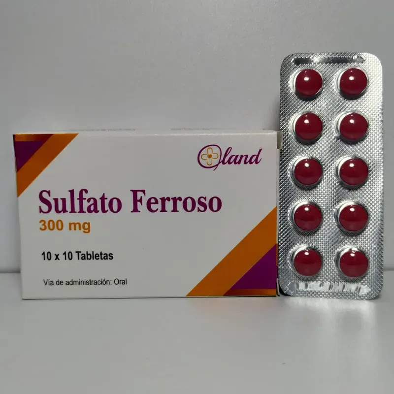 Fumarato Ferroso 300mg-10tab 