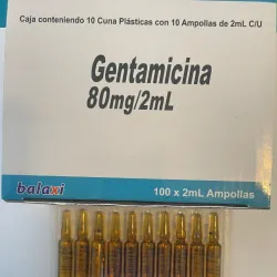 Gentamicina Amp 80mg/2Ml 