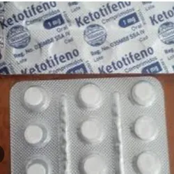 Ketotifeno de 1 mg de 15 Tabletas 