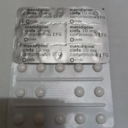 Manidipino de 10 mg de 14 Tabletas 