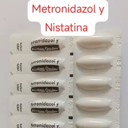 Metronidazol con Nistatina de 500 mg (5 óvulos)
