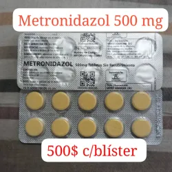 Metronidazol de 500 mg de 10 Tabletas 