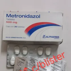 Metronidazol de 500 mg de 10 Tabletas 