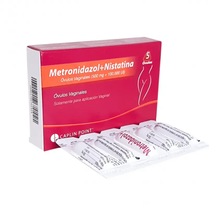 Metronidazol + Nistatina 5ovulos 