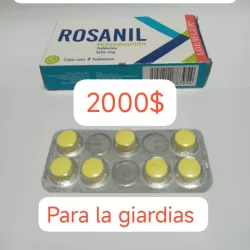 Nitazoxamida de 500 mg Caja con 7 Tabletas (Para mayores de 6 años)