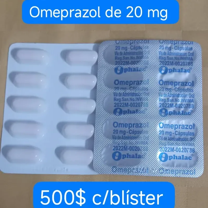 Omeprazol de 20 mg de 10 Cápsulas 