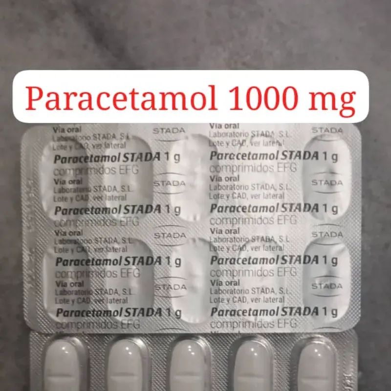 Paracetamol de 1000 mg de 10 tabletas 