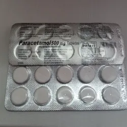 Paracetamol de 500 mg de 10 tabletas 