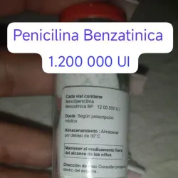 Penicilina Benzatínica 1.200 000 U.I Polvo para Suspensión Inyectable 