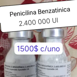 Penicilina Benzatínica 2.400 000 U.I Polvo para Suspensión Inyectable 