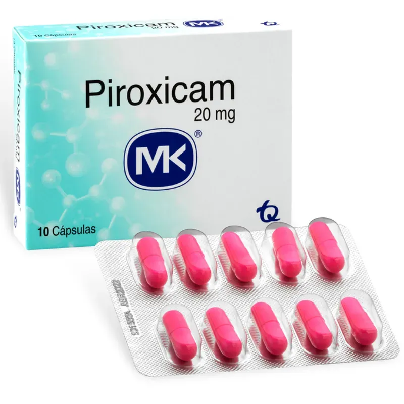 Piroxicam (capsulas) 20mg-10tab