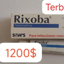 Terbinafina Caja con Tubo de 15 gramos 