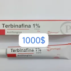 Terbinafina Caja con Tubo de 15 gramos 