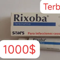 Terbinafina Caja con Tubo de 15 gramos 