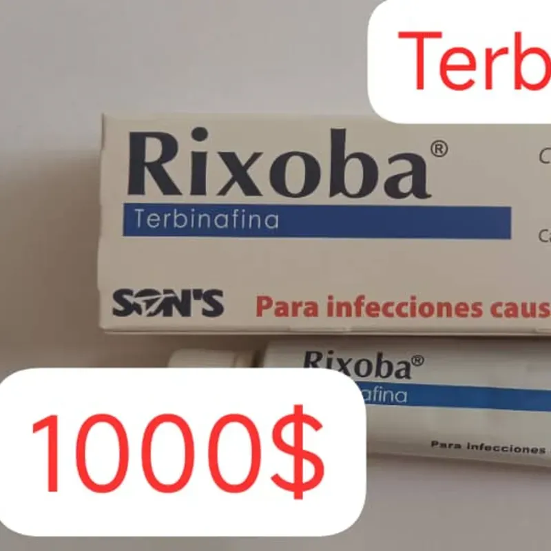 Terbinafina Caja con Tubo de 15 gramos 