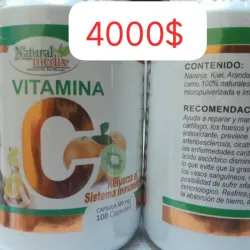 Vitamina C pomo de 500 mg de 100 cápsulas 