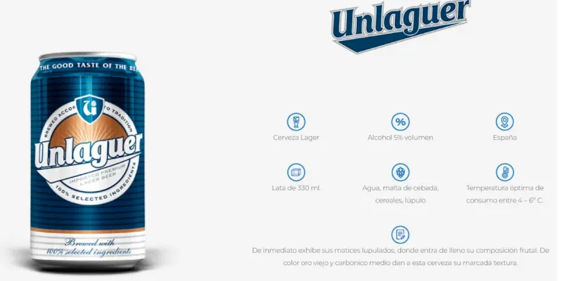 Cerveza Unlaguer 24u