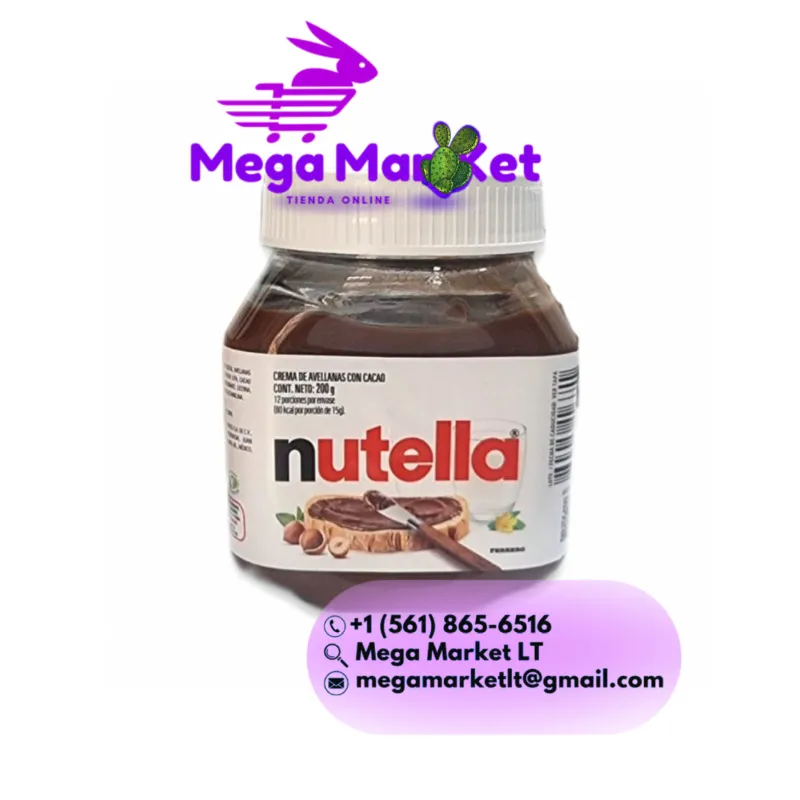 💜Crema de avellana Nutella (200g ) 