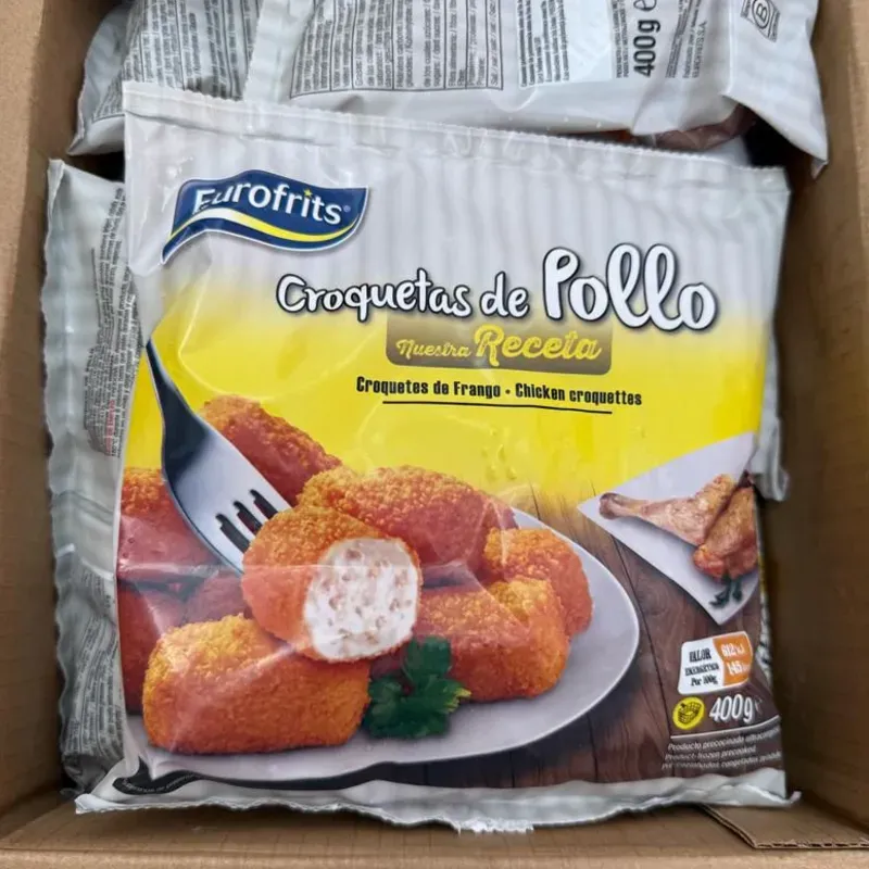 Croquetas EuroFrits de Jamón y Pollo 400g 