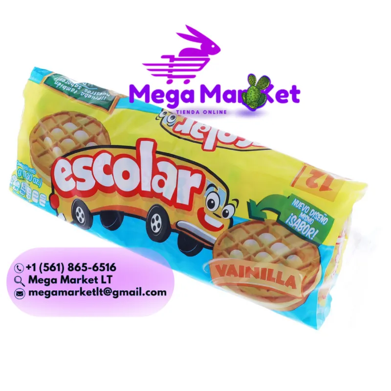 💜Galletas Escolares Vainilla ( 12 x 264g ) 