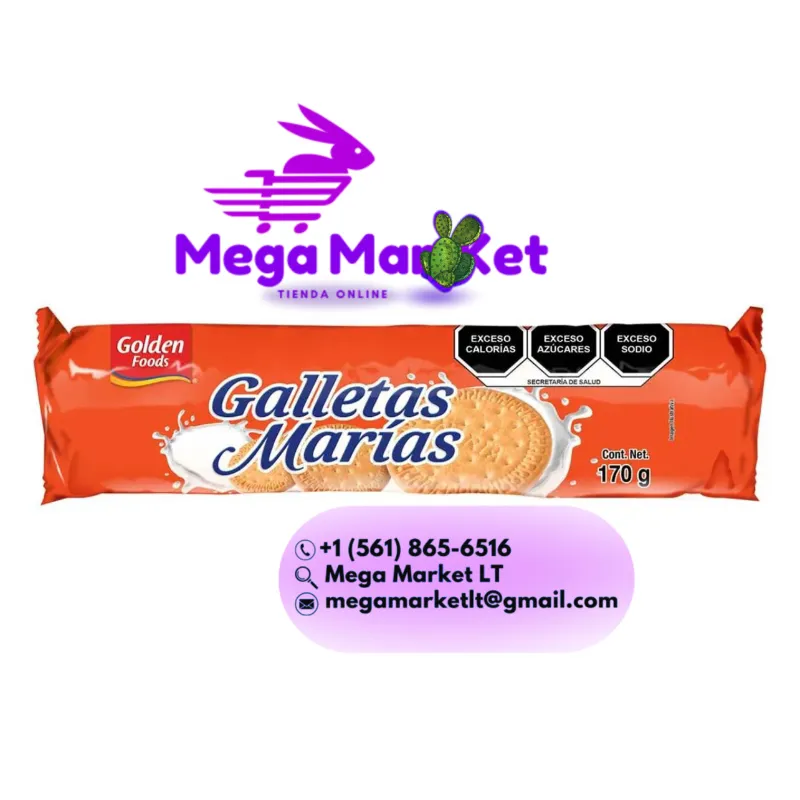 💜Galletas Golden Foods Marías Rollo ( 170 g )