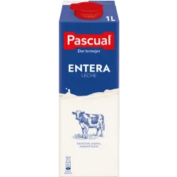 Leche Entera Pascual 1L