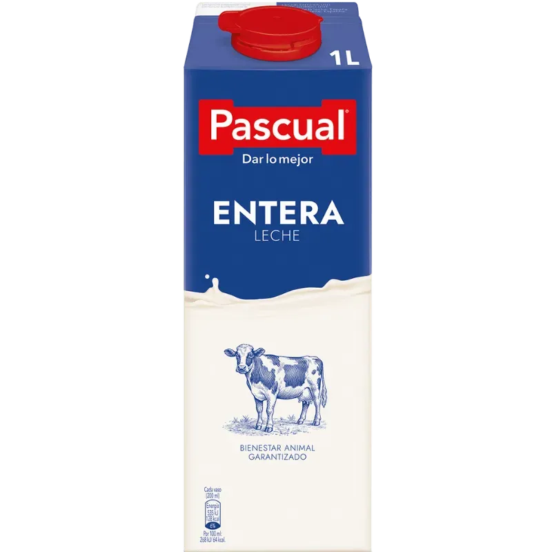 Leche Entera Pascual 1L