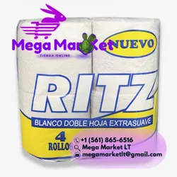 💜Papel higiénico Ritz (4 U)