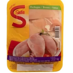 Pechuga de Pollo Natural sin hueso 1kg 
