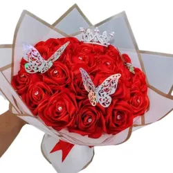 Ramo Buchón de 20 Rosas Eternas 