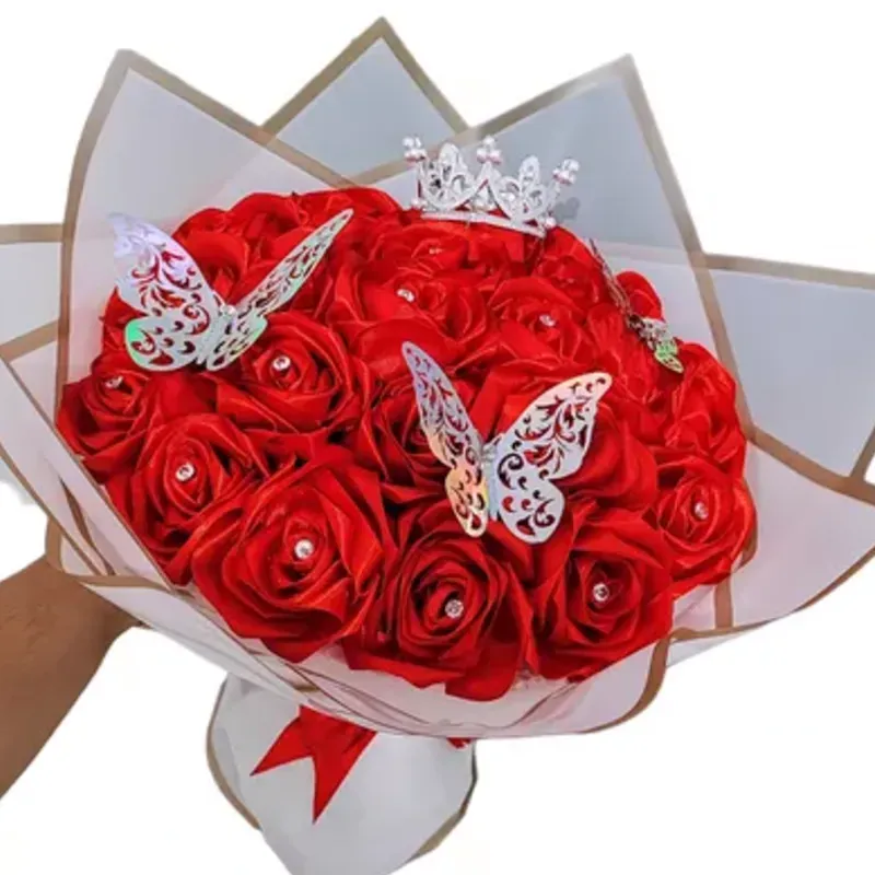 Ramo Buchón de 20 Rosas Eternas 