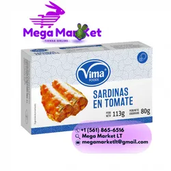 💜Sardinas en Tomate Vima foods ( 313g )