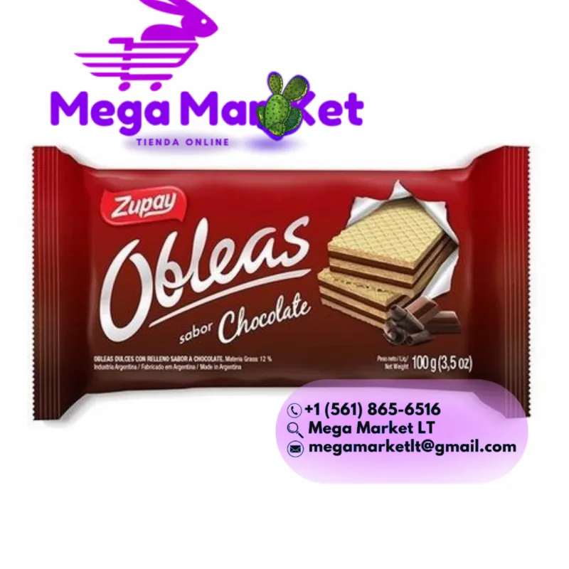 💜Sorbetos Obleas sabor CHOCOLATE ( 100g ) 