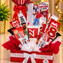 Cesta de Regalos Feliz cumpleaños 